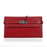 Pre-owned HERMÈS Calfskin Wallets Kelly Wallet