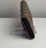 Pre-owned LOUIS VUITTON Canvas Wallet Damier Ebene Portefeuille Sarah Long Wallet