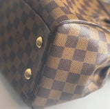 Pre-owned Louis Vuitton Canvas Shoulder Bags Trevi PM Damier Ebene Shoulder Bag