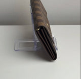 Pre-owned LOUIS VUITTON Canvas Wallet Damier Ebene Portefeuille Sarah Long Wallet