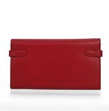 Pre-owned HERMÈS Calfskin Wallets Kelly Wallet