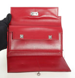 Pre-owned HERMÈS Calfskin Wallets Kelly Wallet