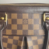 Pre-owned Louis Vuitton Canvas Shoulder Bags Trevi PM Damier Ebene Shoulder Bag