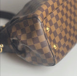 Pre-owned Louis Vuitton Canvas Shoulder Bags Trevi PM Damier Ebene Shoulder Bag
