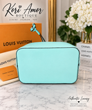 Authentic Louis Vuitton NéoNoé BB Epi Leather Bucket Bag – Aqua Blue