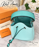 Authentic Louis Vuitton NéoNoé BB Epi Leather Bucket Bag – Aqua Blue