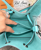 Authentic Louis Vuitton NéoNoé BB Epi Leather Bucket Bag – Aqua Blue