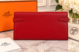 Pre-owned HERMÈS Calfskin Wallets Kelly Wallet