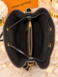 Authentic Louis Vuitton NéoNoé MM Monogram Canvas Bucket Bag – Black
