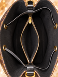 Authentic Louis Vuitton NéoNoé MM Monogram Canvas Bucket Bag – Black