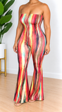 Color Me Bold Flare Jumpsuit