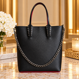 Pre-owned christian louboutin leather Tote Bags North South Cabata Tote Bag