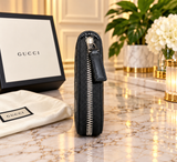 AUTHENTIC GUCCI GUCCISSIMA GG EMBOSSED LEATHER ZIP-AROUND WALLET