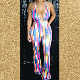 "Delightful Stripes" Jumpsuit